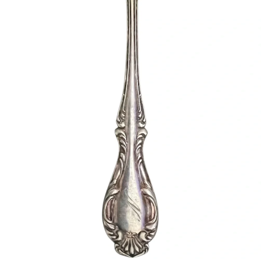 Antique 1835 R. Wallace JOAN Pattern Silver plated Teaspoons With The Monogram N